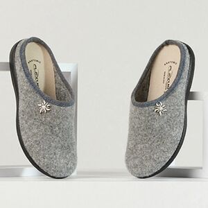Flexus Loralee Spring Step Gray Women's Slippers